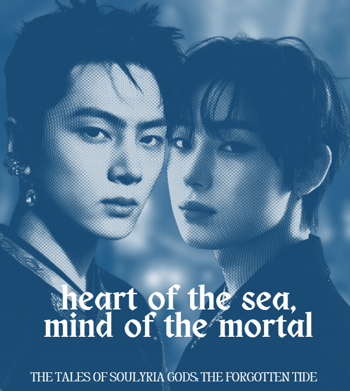 songofhelios's tweet photo. THE TALES OF SOULYRIA GODS: THE FORGOTTEN TIDE
— heart of the sea, mind of the mortal ˖ . ☆  —

( 🌊🕯️🎐🐚 )

♱ sunjay
♱ rated E
♱ sacrifice!sunoo x sea god!jay
♱ historical fantasy
♱ chaptered

🔗 https://t.co/3N3pSIejAg https://t.co/pDN5kxvnYm