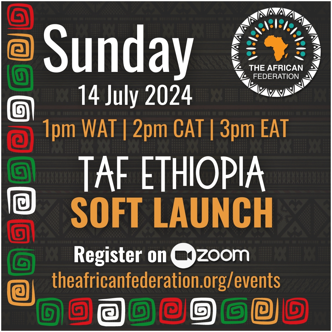 tafchapters's tweet photo. Join us on Sunday 14 July, at 2pm CAT for a pivotal moment in #Ethiopia’s future. #TAFEthiopia is dedicated to tackling the nation's pressing issues head-on: from self-determination to #economic & #environmental #sovereignty, #healthcare challenges and discriminatory global power relationships. One of our objectives is to usher in a new era of #transparency, #sustainable development and #prosperity for all Ethiopians so that by 2050 Africa will be a superpower for the many rather than the few. Register here: https://t.co/sqEubQPxns
#TAFEthiopia #AfricanLiberation #AfricaRising #PanAfricanism
