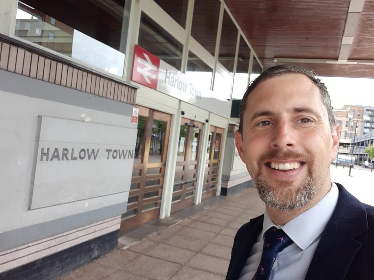 ChrisVinceMP's tweet photo. First commute to the new office today. 

On Thursday, people across Harlow &amp; the surrounding villages voted for change. 

From the new hospital, to easing the Cost-of-Living, to tackling ASB. 

I will work hard, with the faith you’ve placed in me, to deliver 🌹 https://t.co/yDsDEVseFj