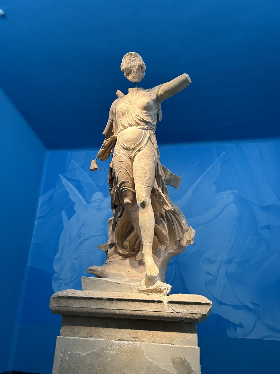 Nike of Paeonios. Yup. That ‘Nike’ . An offering to Zeus.