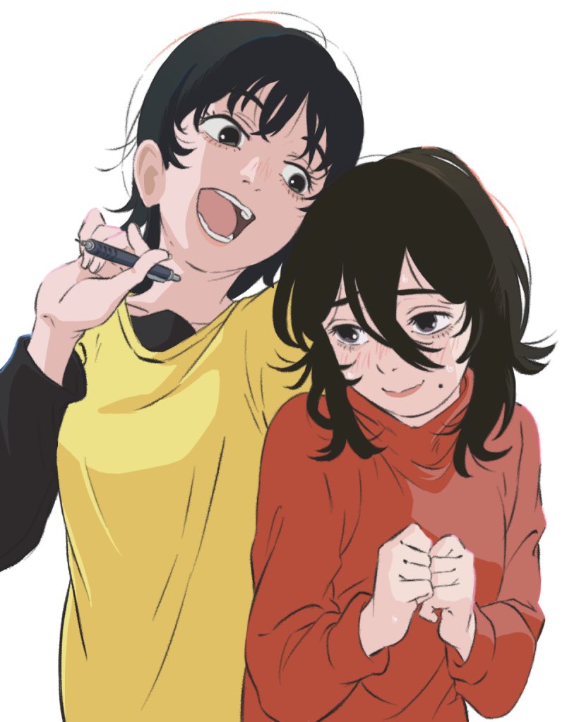 gyuhii's tweet photo. 藤野と京本
#ルックバック https://t.co/pATsdwymig