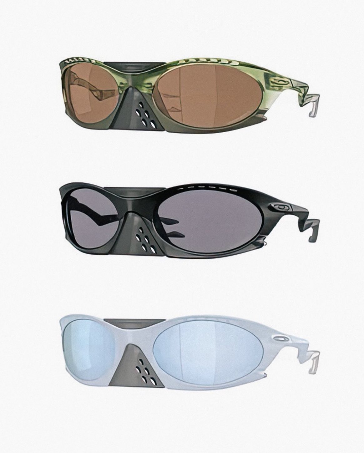 Oakley PLANTARIS Matte Blk PRIZM Grey TRAVIS SCOTT Nose