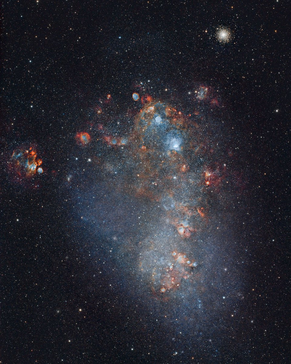 The "Small" Magellanic Cloud isn't so small after all!

Astrophotographer Eddie Pang used 3 different telescope/camera combinations to capture this irregular dwarf galaxy sitting not too far from our own Milky Way. bit.ly/3VWDBFF