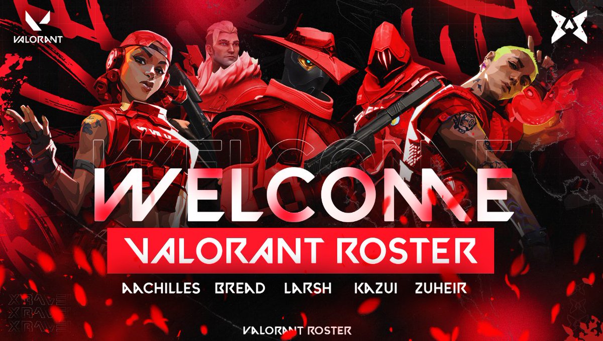 XRΛVEL (@xravelgg) on Twitter photo We are stronger than ever! 💪
We are happy to announce our VAL team going forward and for <a href="/EPICLAN/">EPIC.LAN UK Gaming & Esports Events</a> 🔥
Welcome to XRVL
🇬🇧| <a href="/aachilles__/">aachilles</a>
🇬🇧| <a href="/7uheir/">zuheir</a>
🇬🇧| <a href="/Wholemeal_Bred/">Wholemeal Breadd</a>
🇳🇴| <a href="/LarshFPS/">Larsh</a>
🇬🇧| <a href="/Kazui_20/">Kazui</a>
#EZ4XRVL We are stronger than ever! 💪
We are happy to announce our VAL team going forward and for <a href="/EPICLAN/">EPIC.LAN UK Gaming & Esports Events</a> 🔥
Welcome to XRVL
🇬🇧| <a href="/aachilles__/">aachilles</a>
🇬🇧| <a href="/7uheir/">zuheir</a>
🇬🇧| <a href="/Wholemeal_Bred/">Wholemeal Breadd</a>
🇳🇴| <a href="/LarshFPS/">Larsh</a>
🇬🇧| <a href="/Kazui_20/">Kazui</a>
#EZ4XRVL