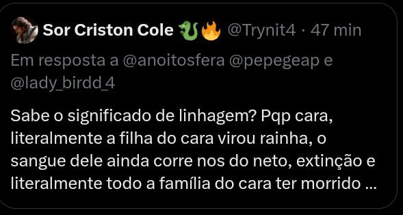 como andam os filhos imaginários da jaehaera?