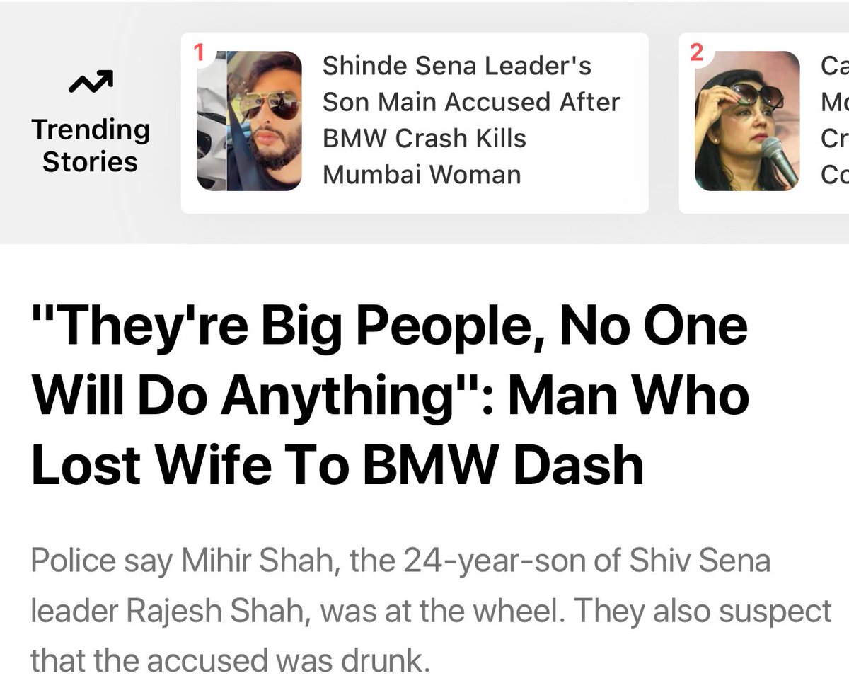 Sharath_XYZ's tweet photo. Why can't road laws be amended? Until the Govt. makes non-bailable with immediate arrests and release only after being proven not guilty in court (especially for drink and drive cases), innocent lives will keep being lost. Human life deserves more value!@BJP4India @nitin_gadkari https://t.co/qZLPRwG9xi