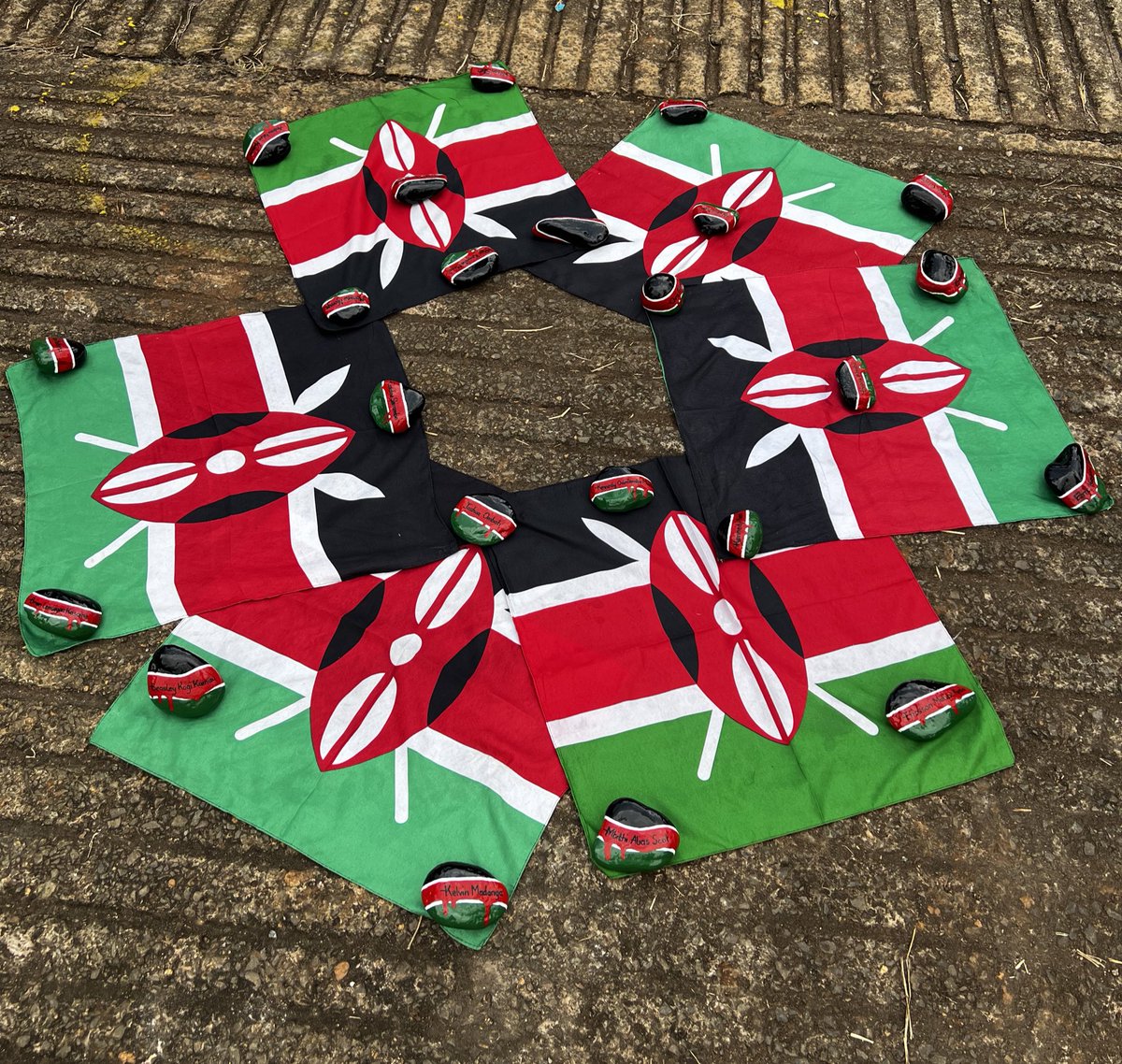 SirAlexas's tweet photo. Beautiful memorial to beautiful people, we will never forget them 🫶🫶🫶❤️🇰🇪 https://t.co/aJoN5LcEBz