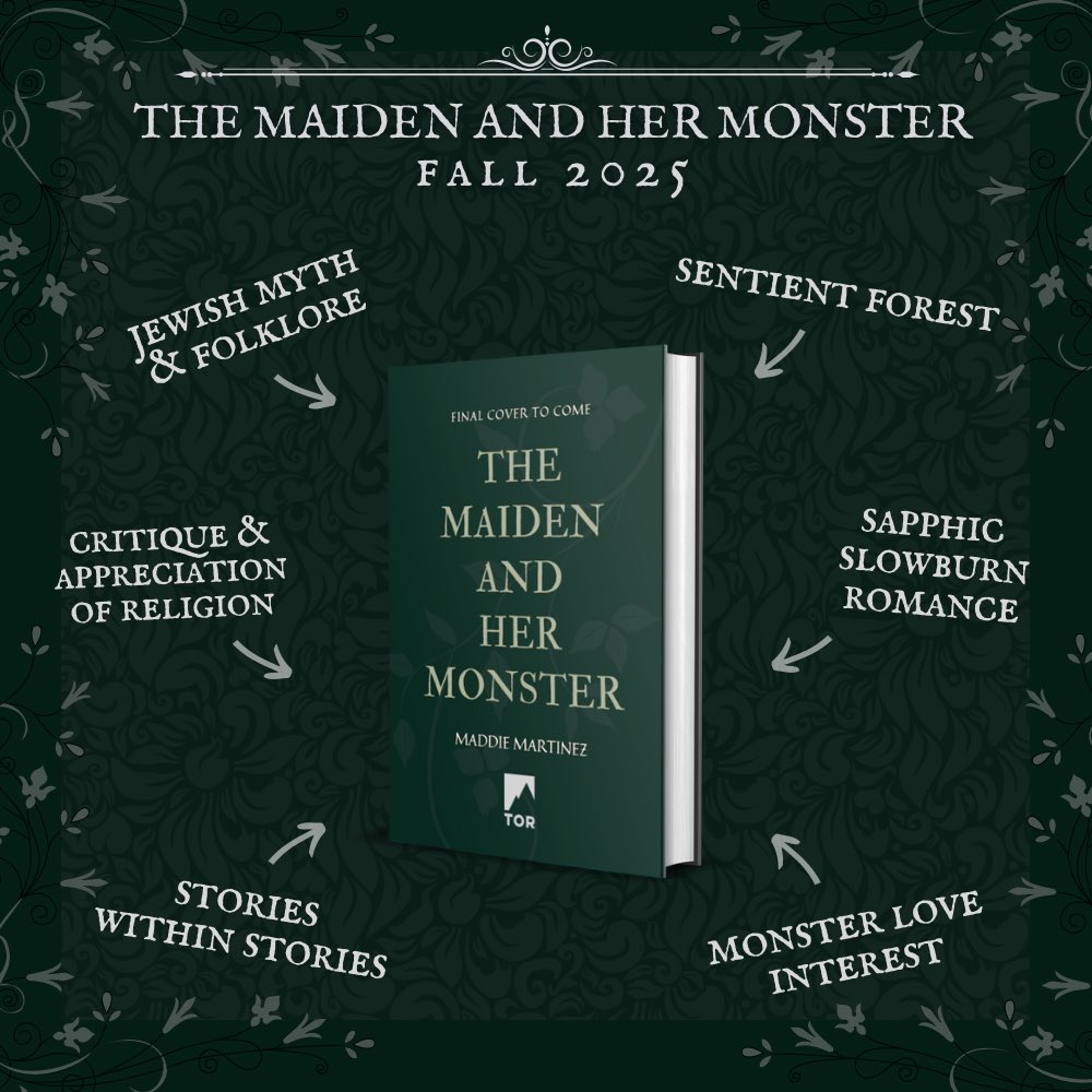 maddie martinez - updates only (@maddiesmartinez) on Twitter photo Hi #writingcommunity! Iโm a ๐ณ๏ธโ๐ Jewish, Lebanese-American author living in NYC ๐ค
๐ฅ my debut fantasy, The Maiden and Her Monster, is coming out next fall with Tor Books and Tor UK!
๐ I have an MA in peace & conflict resolution
๐โโ๏ธIโm the โitโs not that far we can walkโ friend Hi #writingcommunity! Iโm a ๐ณ๏ธโ๐ Jewish, Lebanese-American author living in NYC ๐ค
๐ฅ my debut fantasy, The Maiden and Her Monster, is coming out next fall with Tor Books and Tor UK!
๐ I have an MA in peace & conflict resolution
๐โโ๏ธIโm the โitโs not that far we can walkโ friend