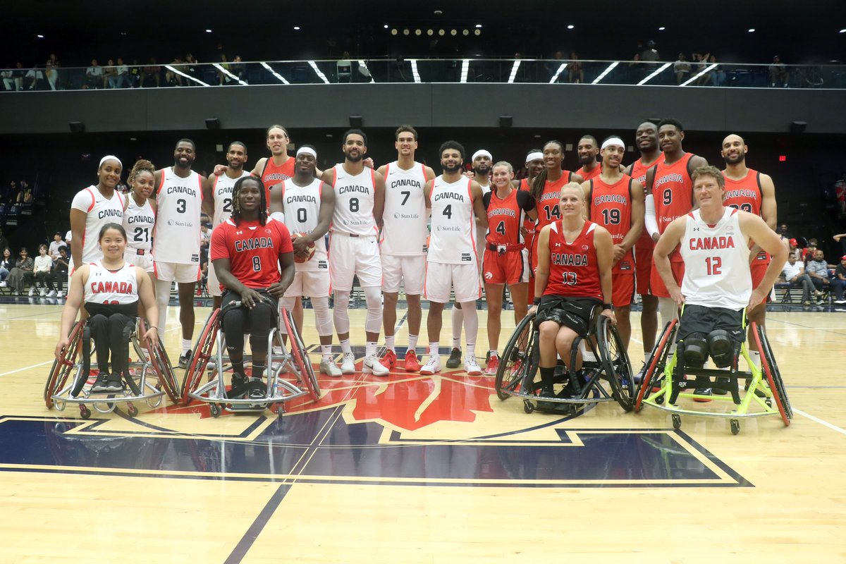 WCBballCanada's tweet photo. Gearing up for Paris with the #SummerSendOff.
Shout out to @CanBball for hosting!
#TeamCanada | #Wheelchairbasketball | #Paris2024 https://t.co/l2jV7WkrLG