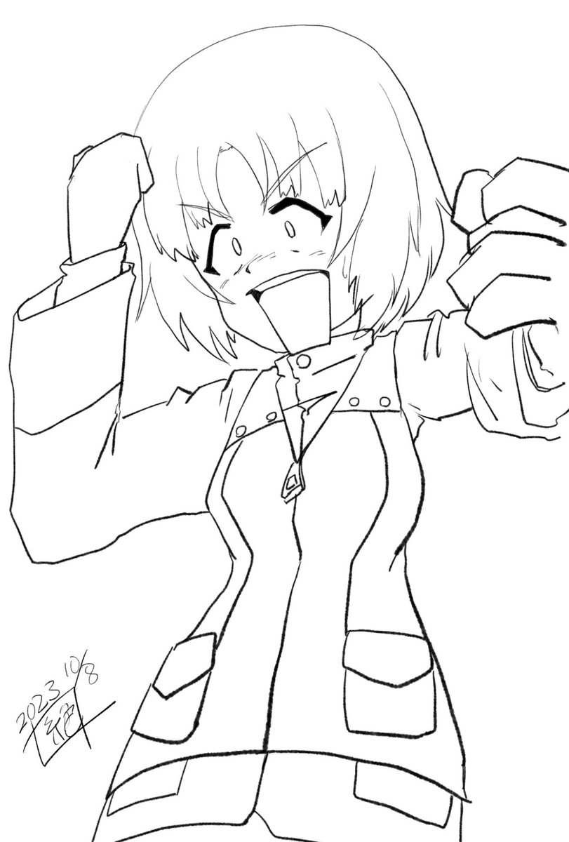 今日は #アリーナ生誕祭 であります‼︎
過去絵で申し訳ありませんが お誕生日🎂おめでとうございます!!🎉
何かでガッツポーズなアリーナであります‼︎
#アリーナ生誕祭2024
#garupan
#ガルパン