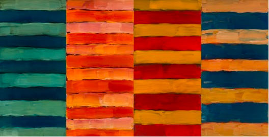 msabine900's tweet image. #SeanScully
Sean Scully (b. 1945)
FOUR DAYS，2015. 
Oil on aluminum
