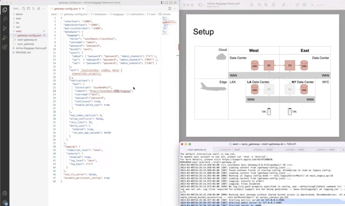 couchbase's tweet image. In this live data sync demo, see how #Couchbase helps to get airline baggage securely and swiftly delivered to exact airport locations—ensuring that no bags gets left behind 🛬🛄: bit.ly/44YnPOX
#DataSync #AI #NoSQL