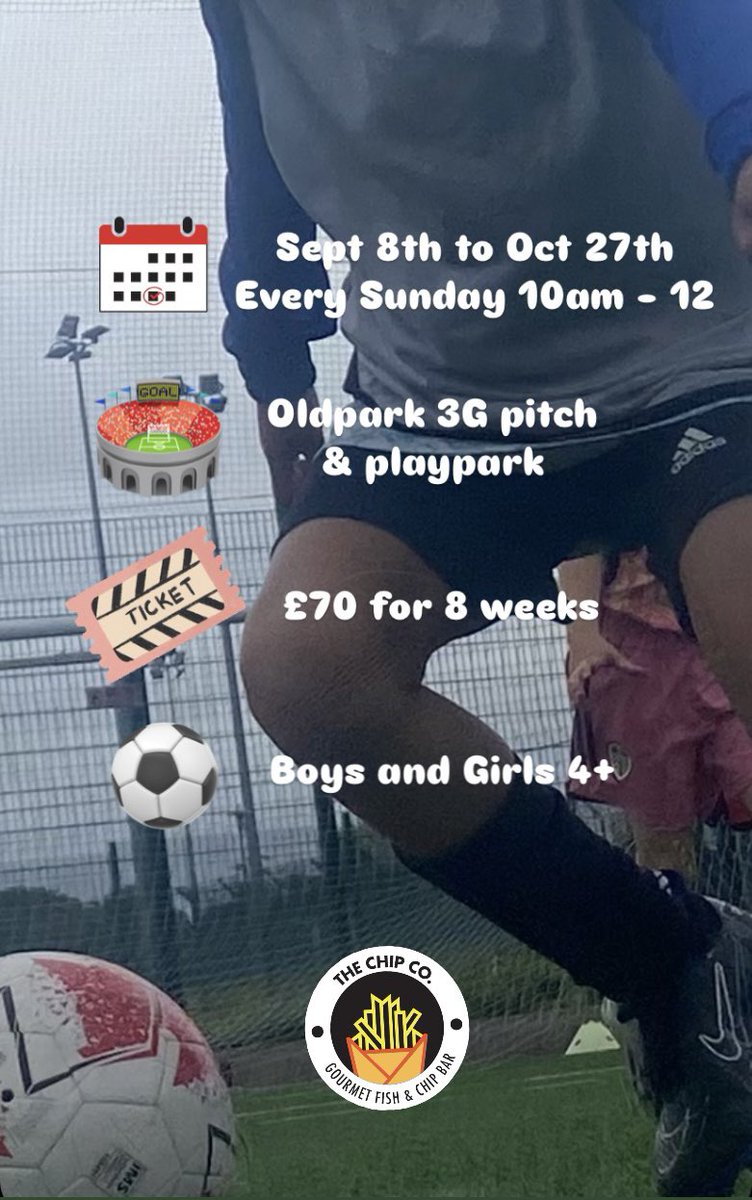 NEW 8 WEEKS - age specific coaching groups and FUN programme for all ages 4+. Make sure to register your player