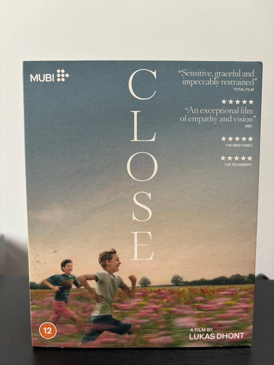 I watched a film today called 'Close' and I absolutely loved it!

It's a touching and moving story about the importance of friendship and how society's view of masculinity affects this.

I highly, highly recommended it!

It is on DVD, Blu-Ray and on the streaming service, MUBI.