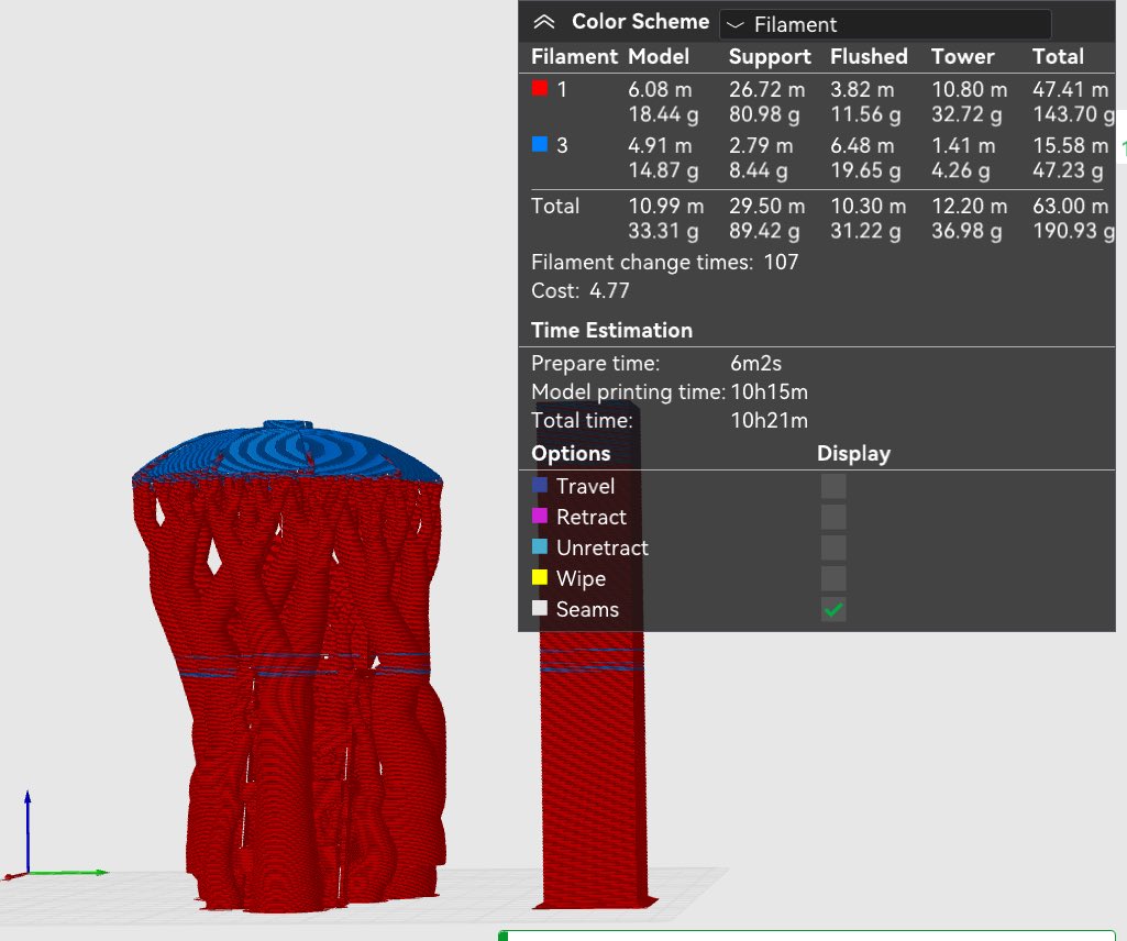 shieldwolfei's tweet image. The lifeguard chair takes 10 hours and 21 minutes to print
