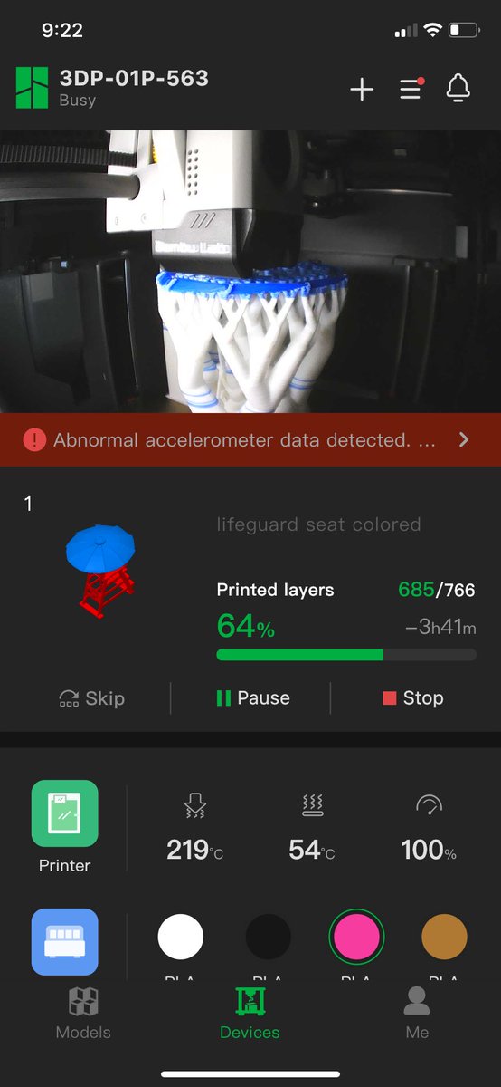 shieldwolfei's tweet image. The lifeguard chair takes 10 hours and 21 minutes to print