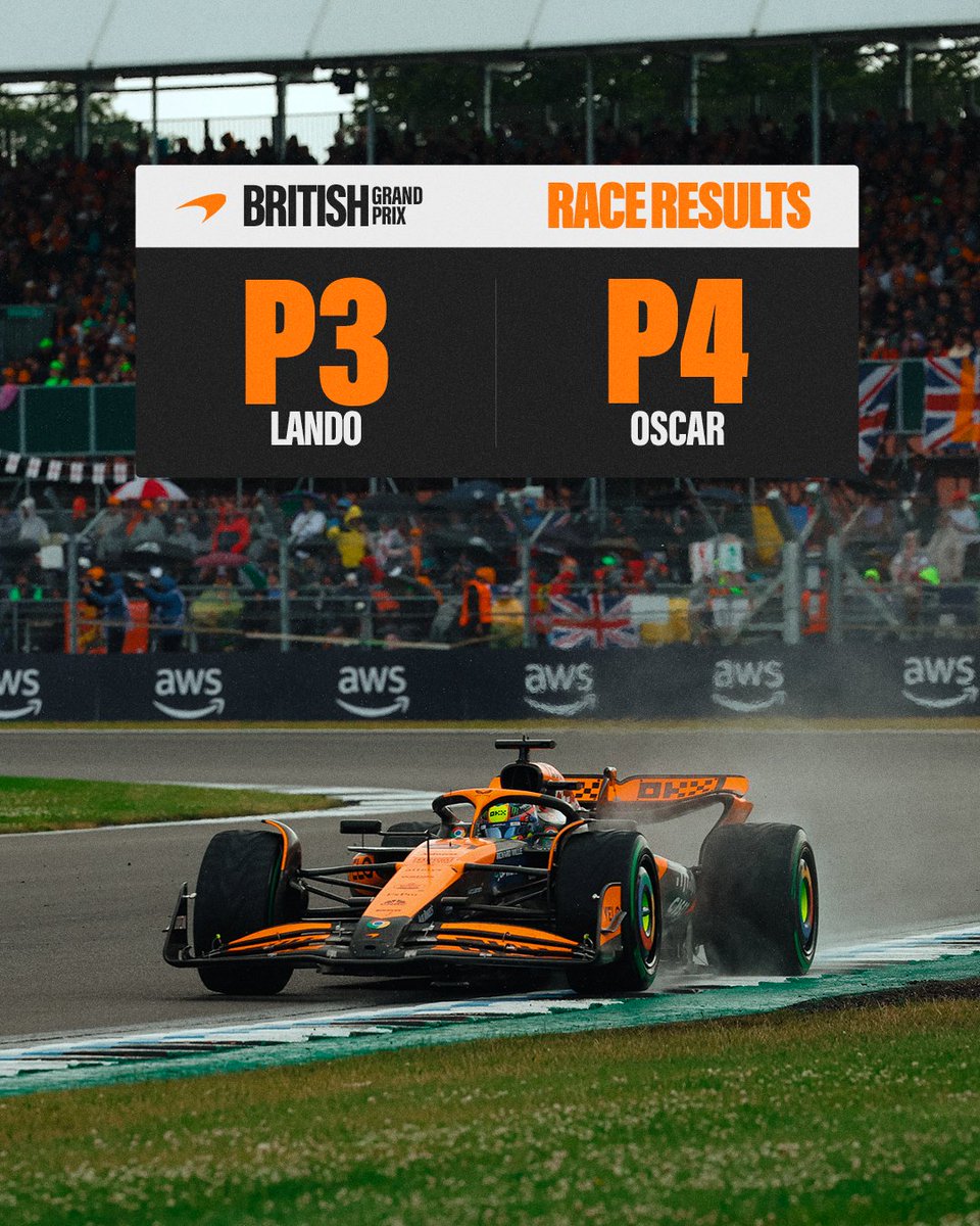 McLarenF1's tweet image. We gave it our all today! 🧡

#BritishGP 🇬🇧