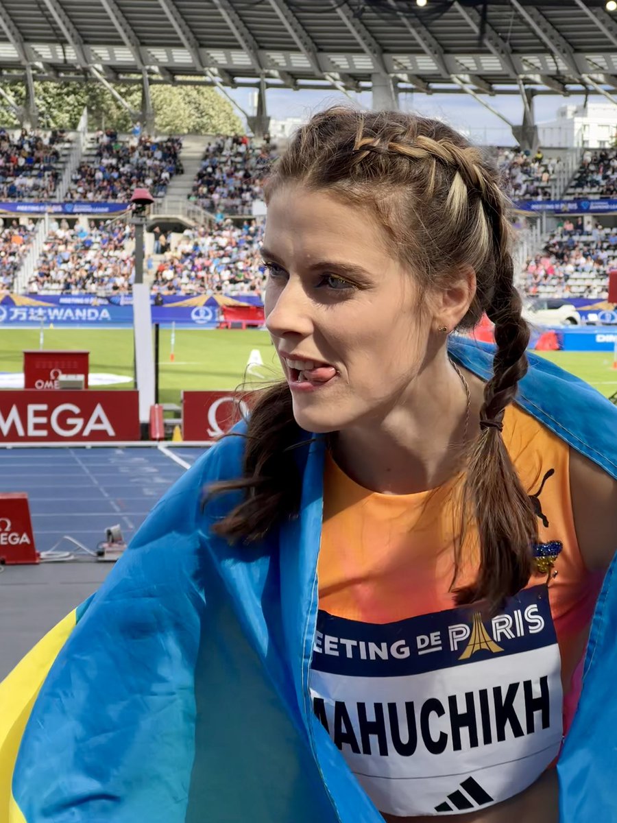fredtouch's tweet photo. L’Ukrainienne Mahuchikh vient de battre un record du Monde qui datait de 1987!! 2m10 en hauteur !! Quelle perf!!
#DiamondLeague https://t.co/13Yh3rPbPj