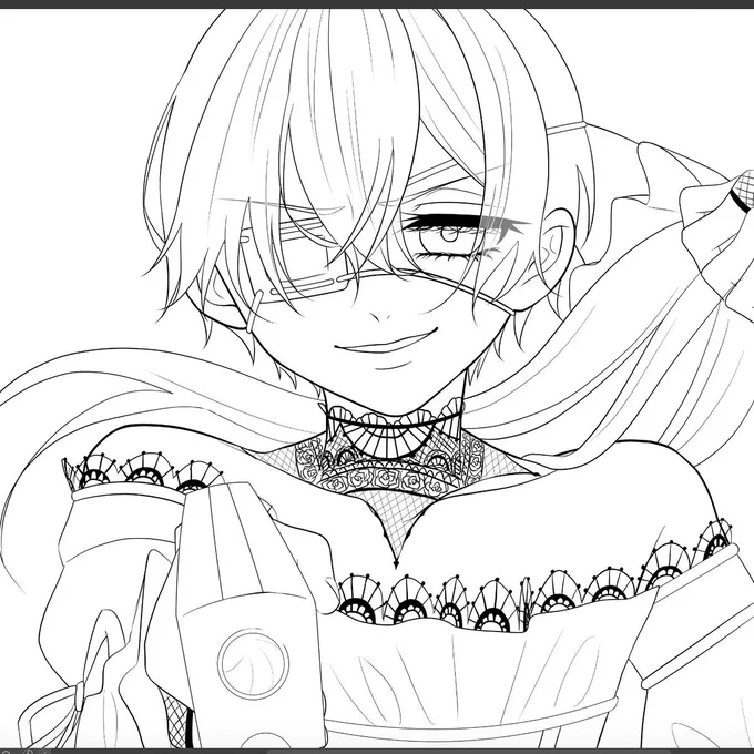 坊ちゃん急いで描いてる! 