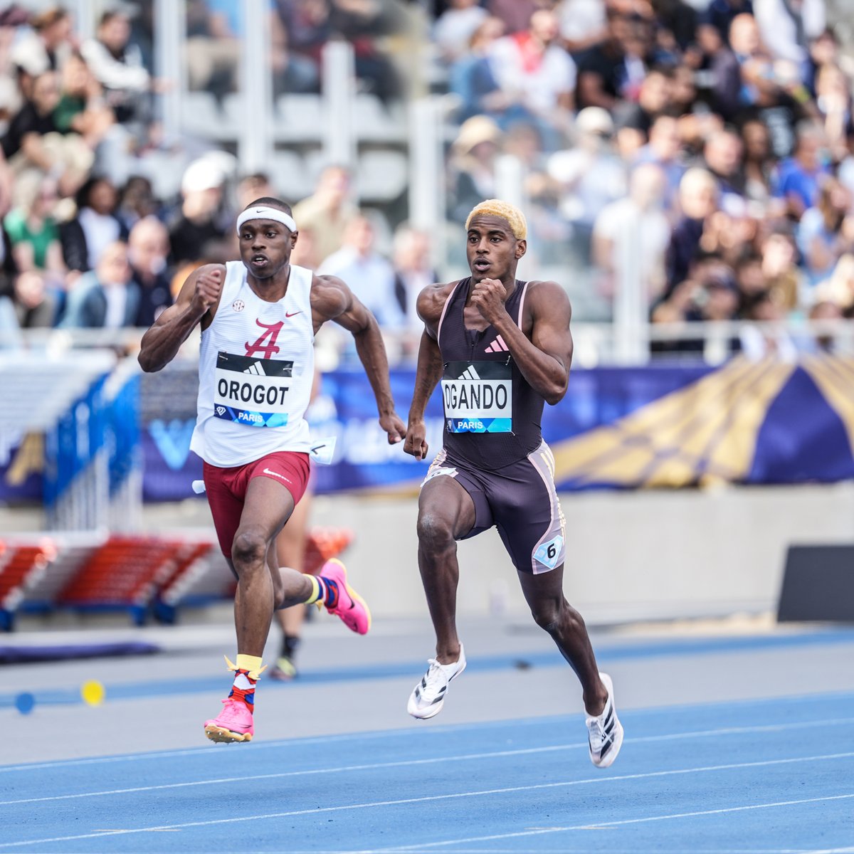 WorldAthletics's tweet photo. All the glory goes to 🇩🇴 

@Marileidy_P rules the women's 400m with 49.20 and stays unbeaten in 2024.

Alexander Ogando powers to the 200m victory with 19.98 👏

#DiamondLeague https://t.co/LaB1eZREca