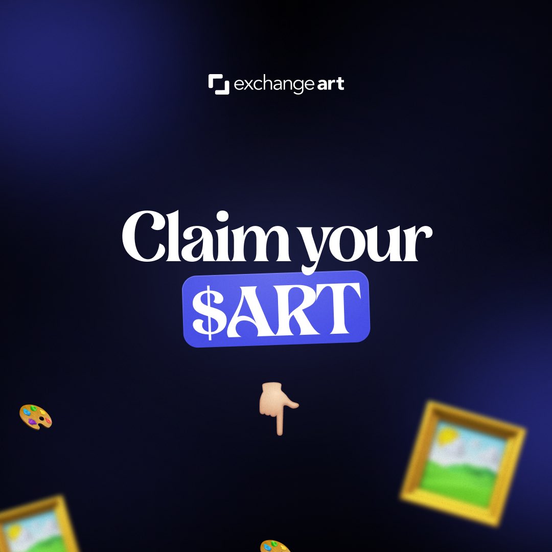 The claim is now LIVE 👏

Head on over to check your eligibility and claim your $ART to begin participating in the future of platform. 

Buy and sell your favorite art using $ART!

Governance tooling live next week! 

Cheers to the future of art 🫡