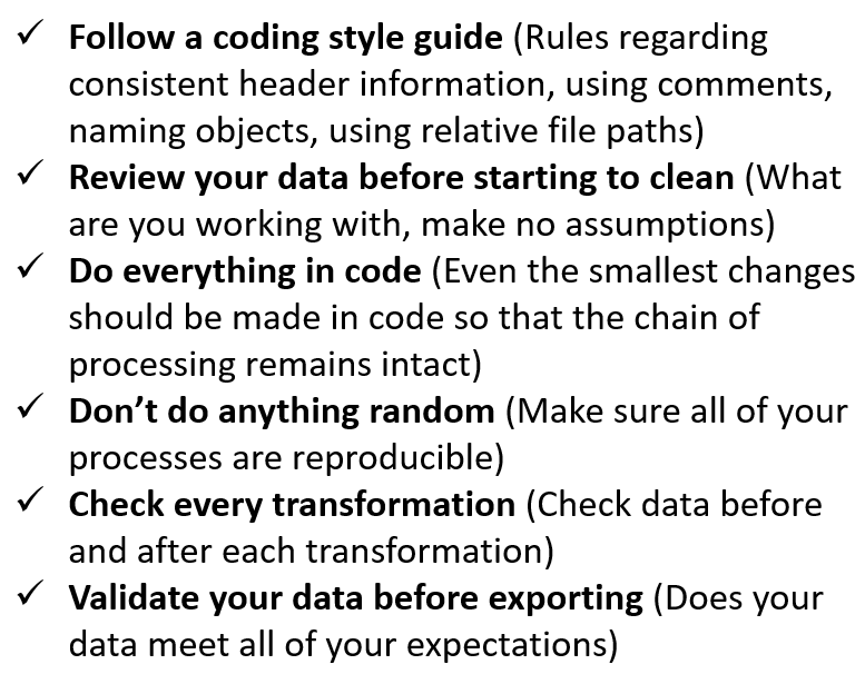 Tips for data cleaning using code!  👇

More info about data cleaning using code: datamgmtinedresearch.com/clean#cleaning…

More info about creating a coding style guide: datamgmtinedresearch.com/style#style-co…