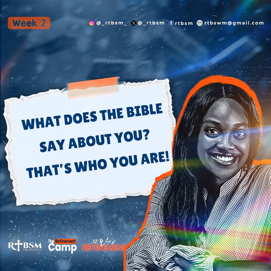 _RTBSM's tweet image. CRUX POINTS FROM REFINEMENT CAMP WEEK 2 - DAY 1

DAY 2 TODAY BY 8pm🔥

#REFINEMENTCAMP #RTBSM #LEARNLOVELIVEJESUS