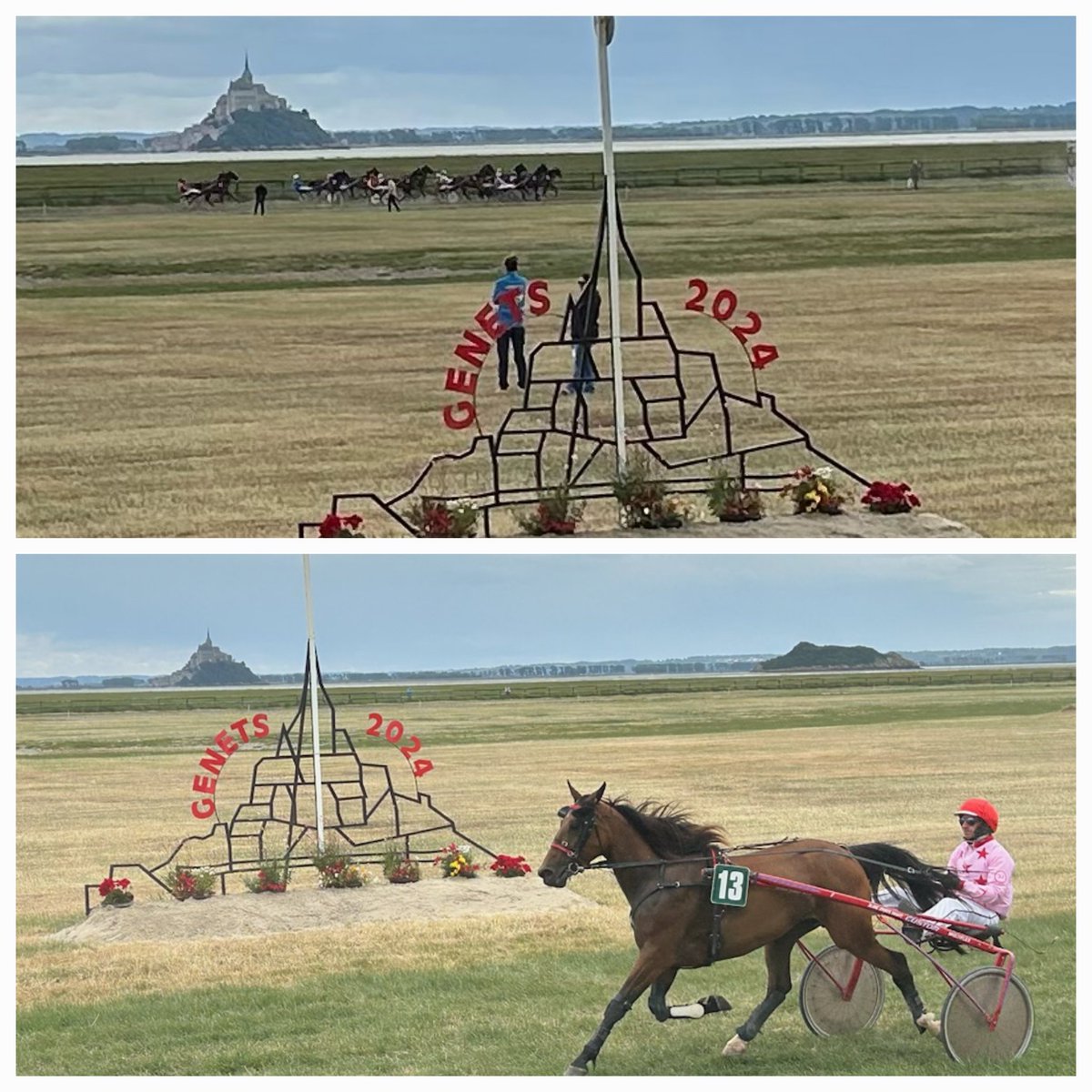 Panorama unique pour la réunion de 9 courses de trotteurs à Genêts dans la Manche ❤️
Présence du #pmu pour accompagner les nombreux néophytes qui viennent découvrir les courses, les paris ... 😀
<a href="/LeTrot/">Trotteur Français</a> <a href="/pmu/">PMU</a>