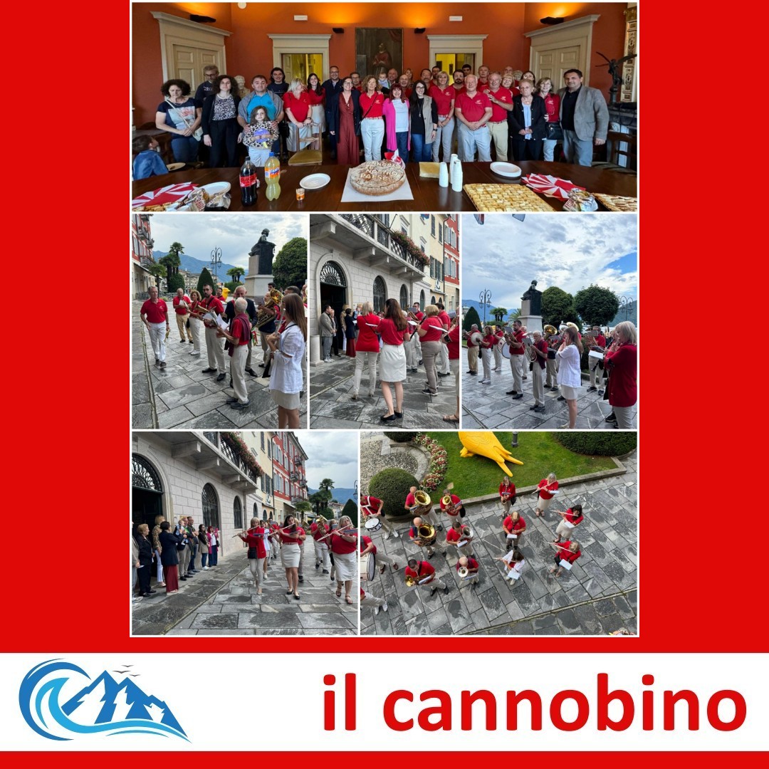 cannobino's tweet photo. Consueto saluto di inizio mandato al Sindaco e all’Amministrazione comunale da parte del Corpo Filarmonico Cannobiese.
 #editoria #ilcannobino #cannobio #corpofilarmonico https://t.co/KuvJPkEfDv