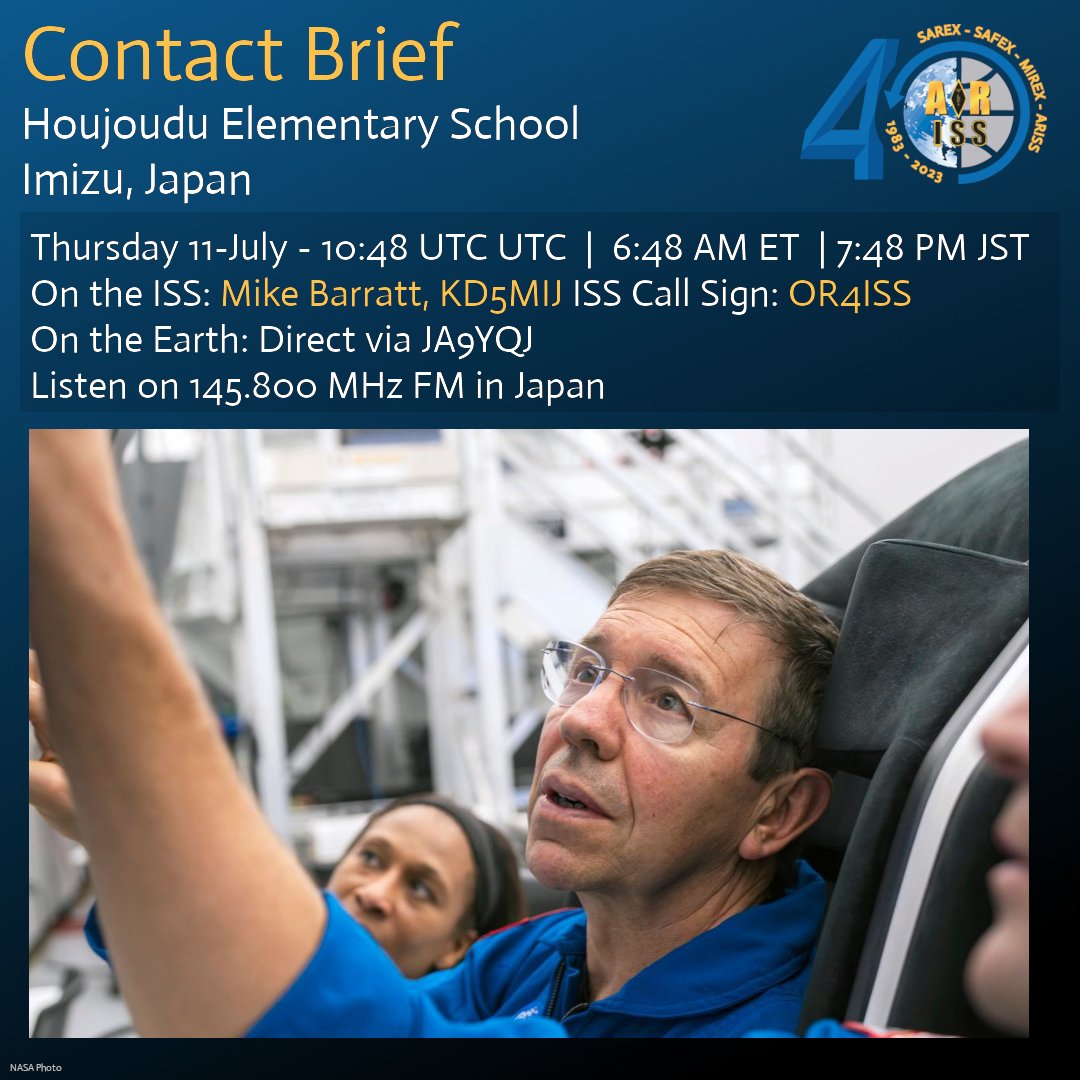 ARISS - Amateur Radio on the ISS tweet media