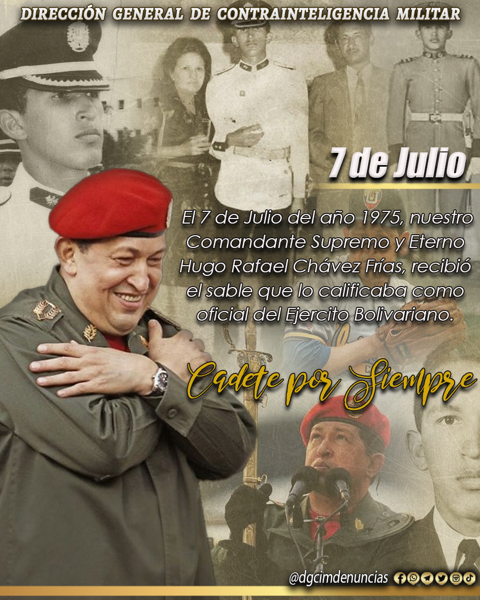 7JUL || ¡Cadete por Siempre! 
#DGCIM
#LealesSiempreTraidoresNunca