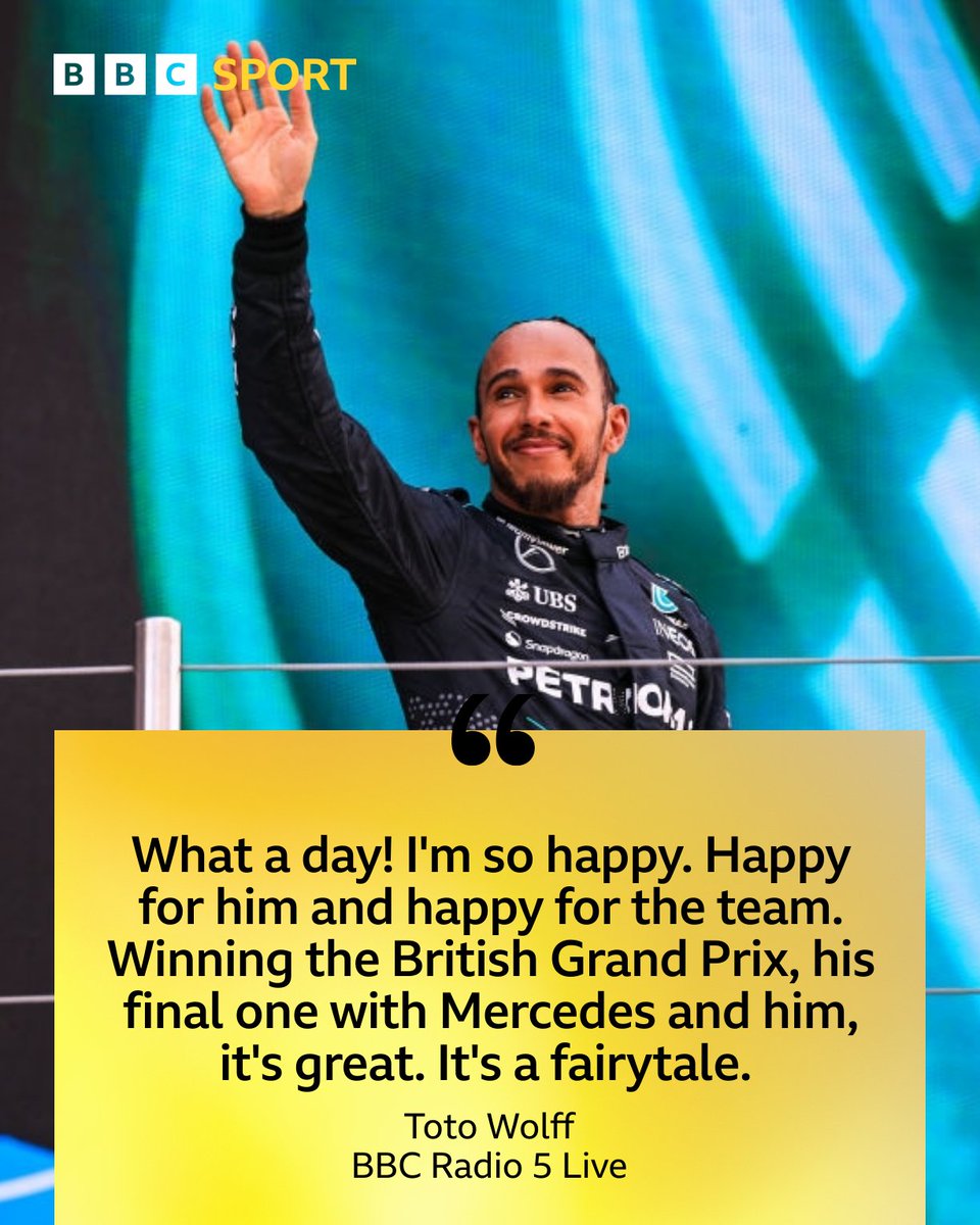 BBCSport's tweet image. Lewis Hamilton 🤝 winning at Silverstone

#BBCF1 #BritishGP