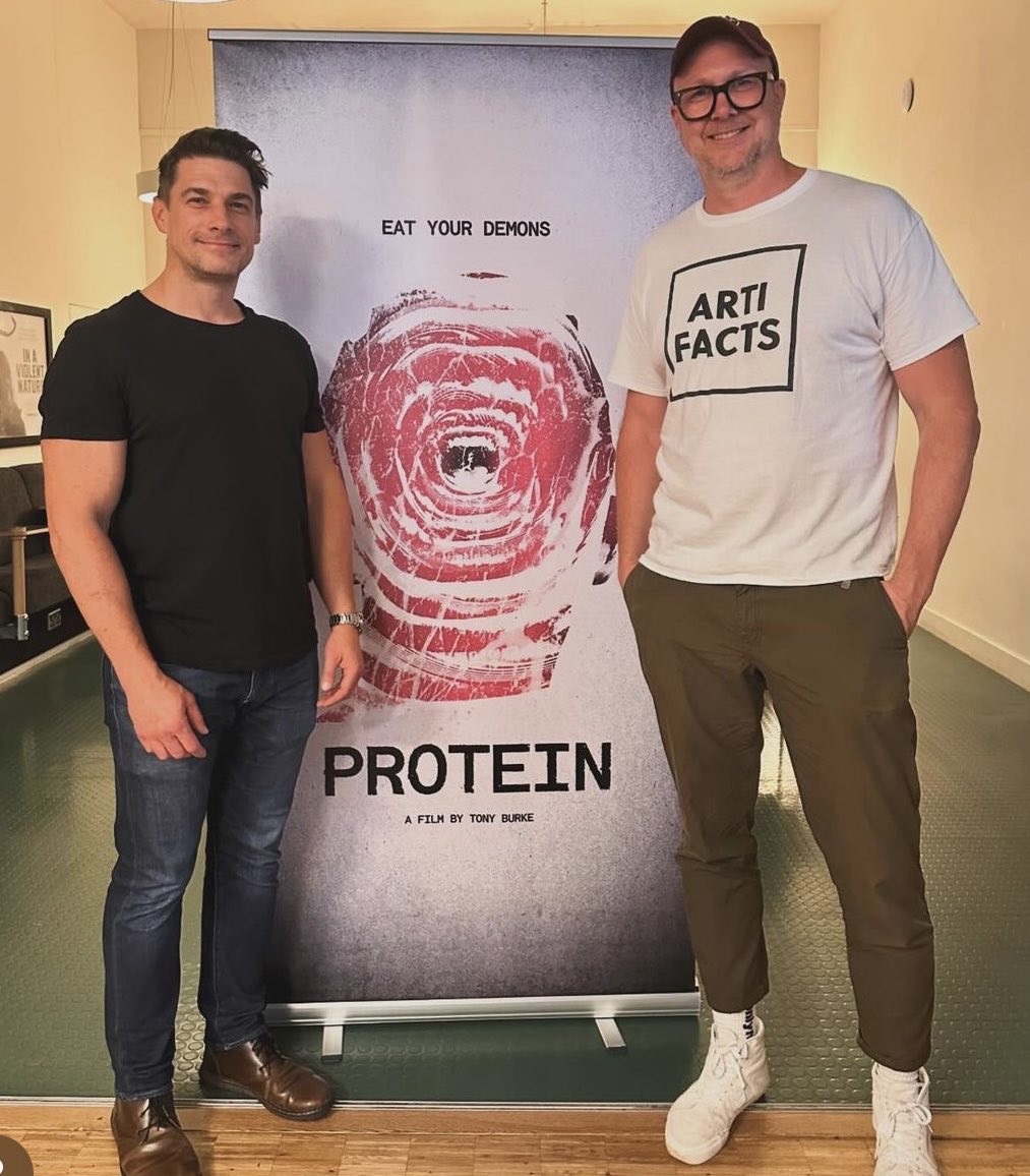 It was a long time coming but yesterday we gathered in Cardiff for the cast and crew screening of ⁦<a href="/protein_film/">Protein Film</a>⁩. 
The journey has begun…
