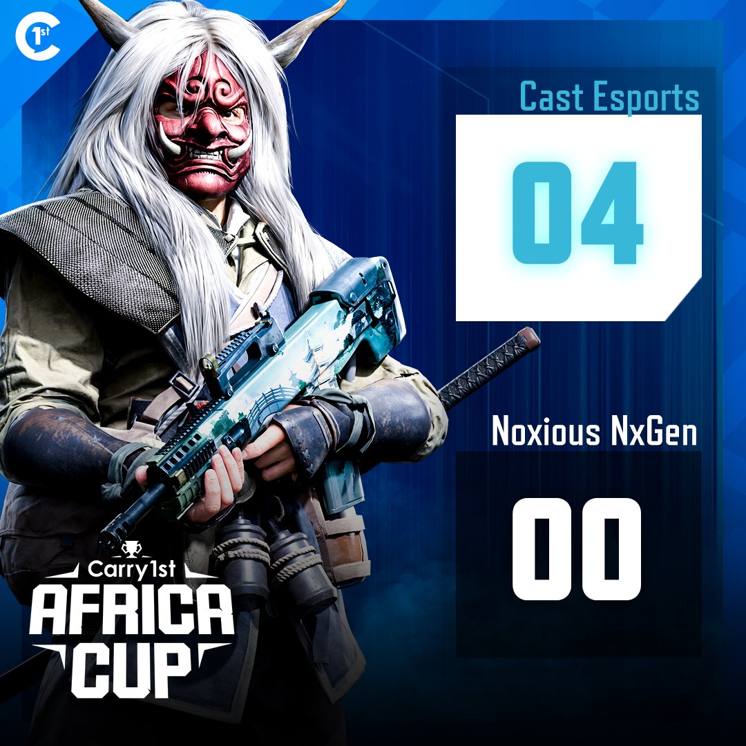 🏆WINNER🏆 
 
🥇Congratulations to Cast Esports ‼️ They have secured the Grand Final victory for the South African region ‼️

🎙<a href="/IgorLanex/">LaneX 🔥</a> | <a href="/CptTrout/">Connor Hofmeyr</a> 
📺Youtube.com/@carry1st | Tiktok.com/@carry1st
 
#carry1stafricacup #carry1stcup