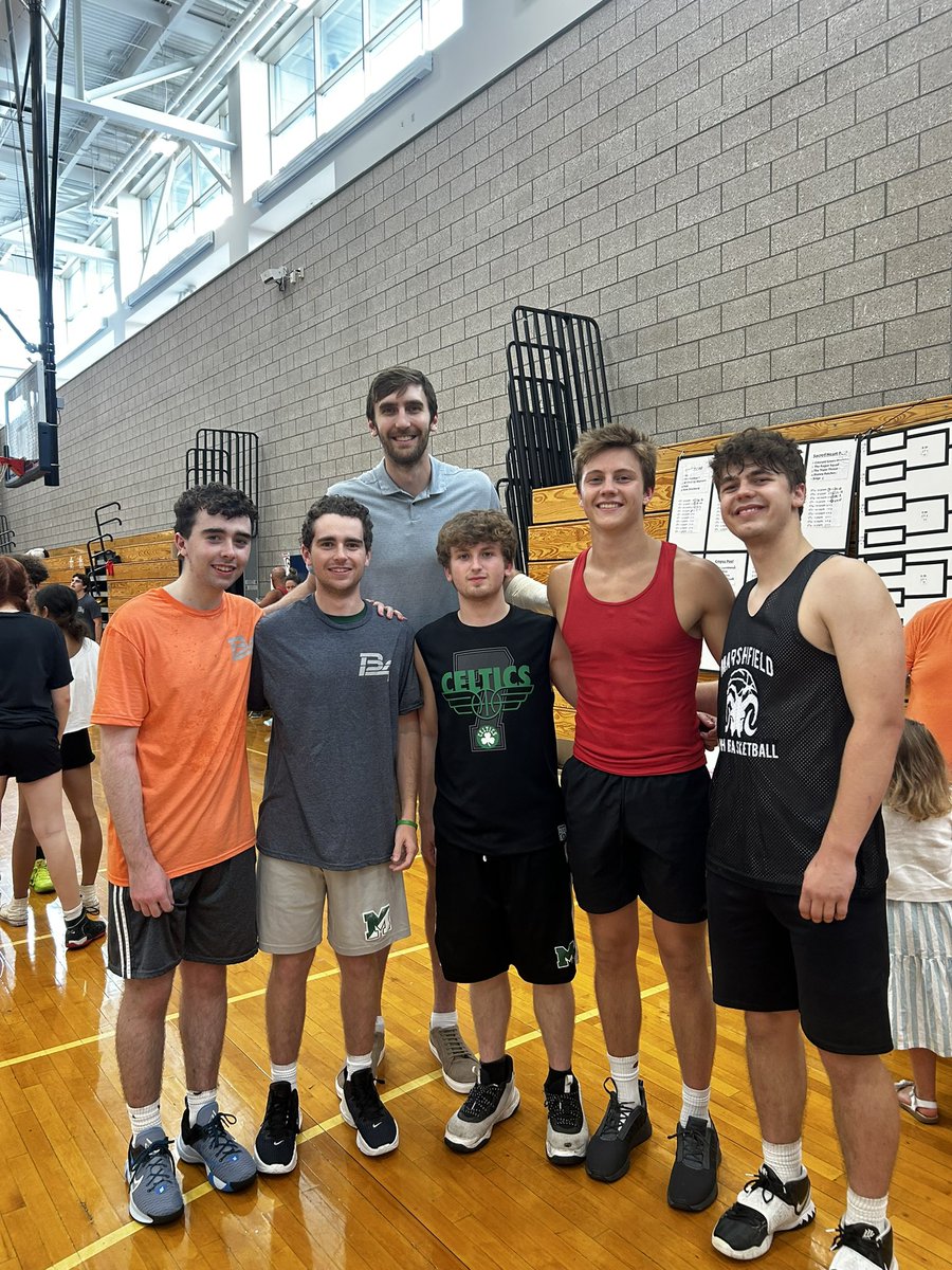 Thanks for popping out to my game today Luke! <a href="/celtics/">Boston Celtics</a> #DifferentHere