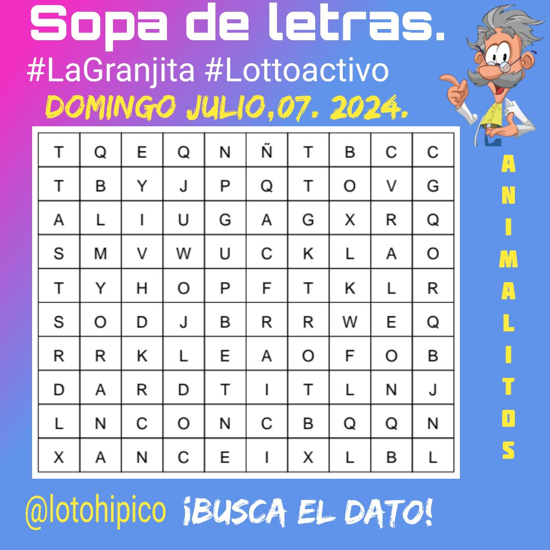 lotohipico's tweet photo. Regalitosss... 👏😜
✔️#SOPADELETRASANIMALITOS
@LOTOHIPICO
#ANIMALITOS #LOTTOACTIVO
#LAGRANJITA #Loterias #Venezuela
#DOMINGO JULIO,07. 2024.
Suscripciones. Dos (2) super fijos
04122747506.📲
Whatsapp.
Síguenos canal YouTube
Loto Hípico.
Agradezco dar un retweet https://t.co/Xt0l9MbXKP