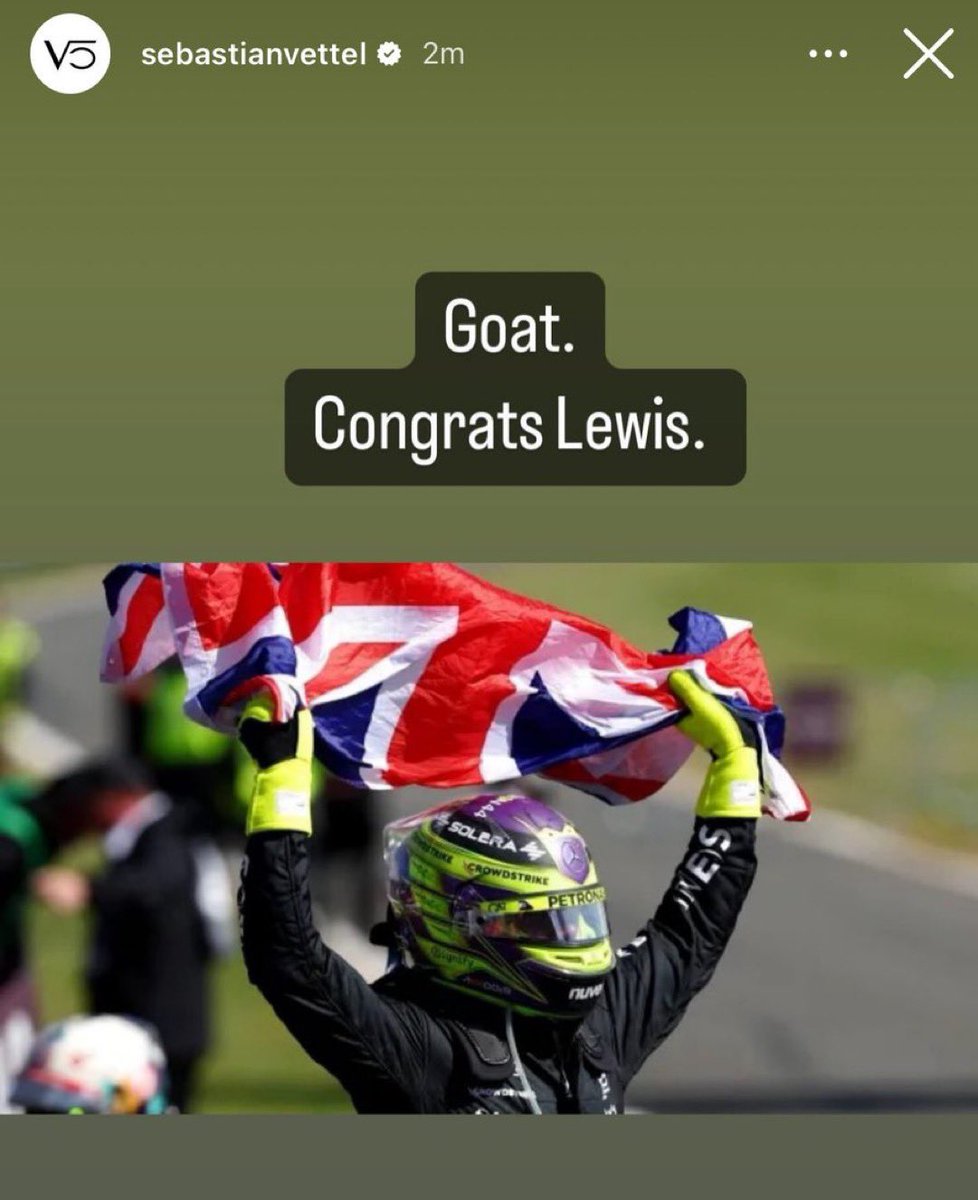 SEBASTIAN VETTEL VIA INSTAGRAM !! ❤️