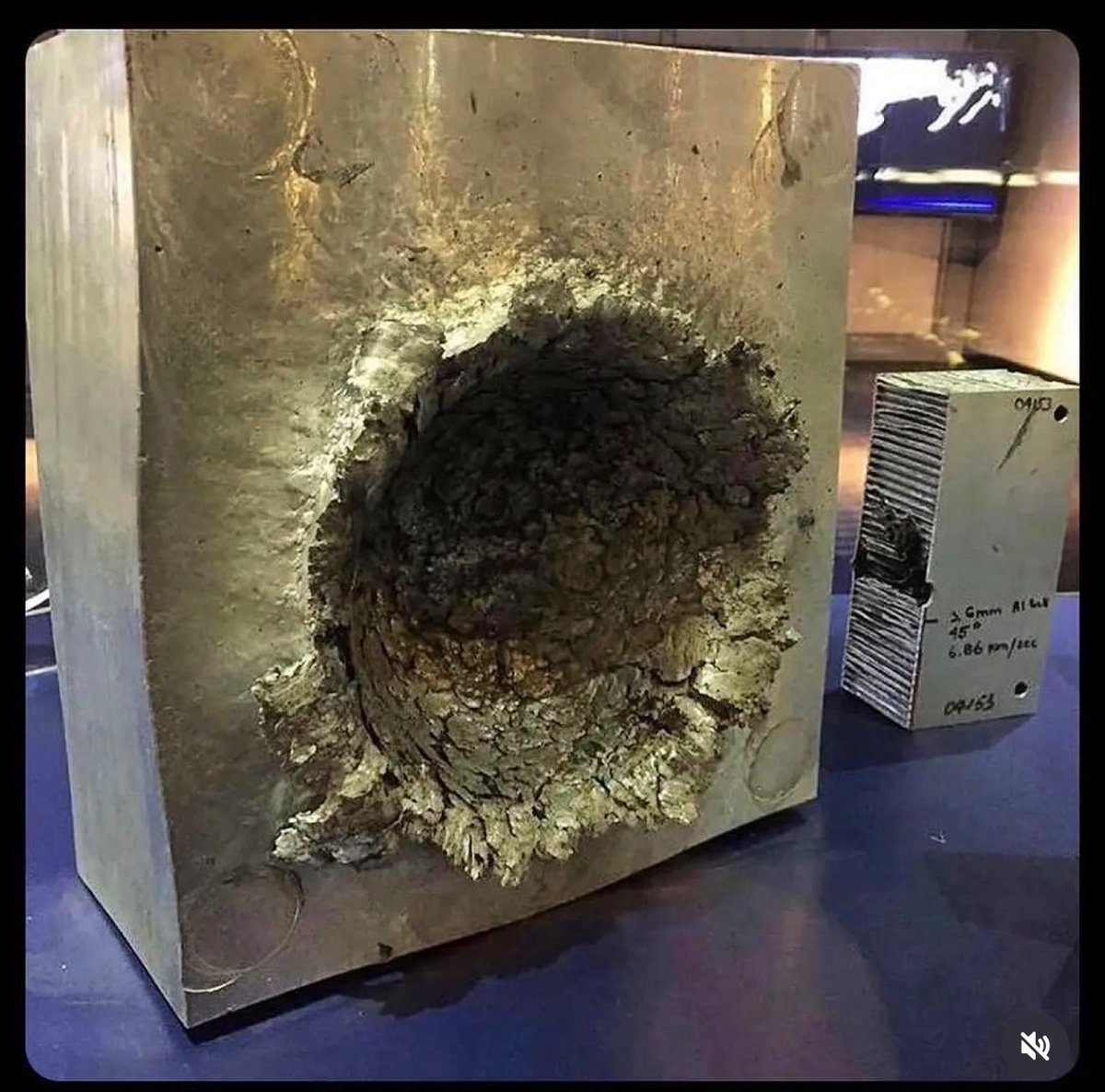 Ur_a_Smartass_C's tweet photo. The impact of a round from the AR-15 rifle https://t.co/36dITsSUOM