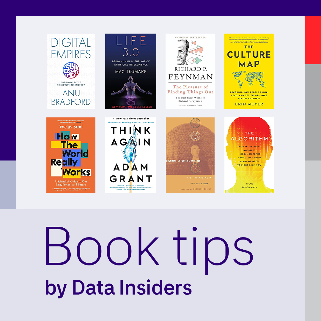 Which books, articles and podcasts should you explore to stay up to date and inspired on all things data, AI and their impact on the world? 

📚 Here’s what our guests from #DataInsiders podcast recommend:  bit.ly/3VLCoRz
