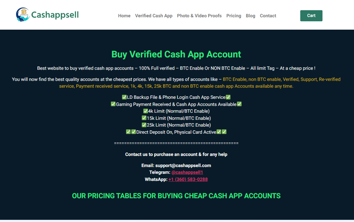 Best website to buy verified cash app accounts – 100% Full verified – BTC Enable Or NON BTC Enable – All limit Tag – At a cheap price !

cashappsell.com/buy-verified-c…