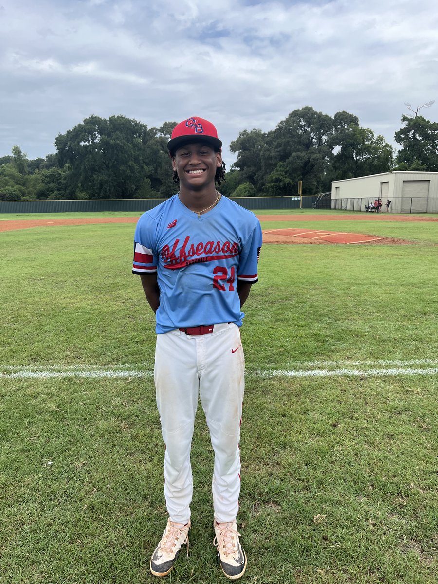 FiveToolTexas's tweet photo. F: @OFFSEASON_BB Westbrooks 19, G3 18U 1
PoG: @BasilioWilliams 4 IP, 5K, H, ER https://t.co/krWLzEa5Ua