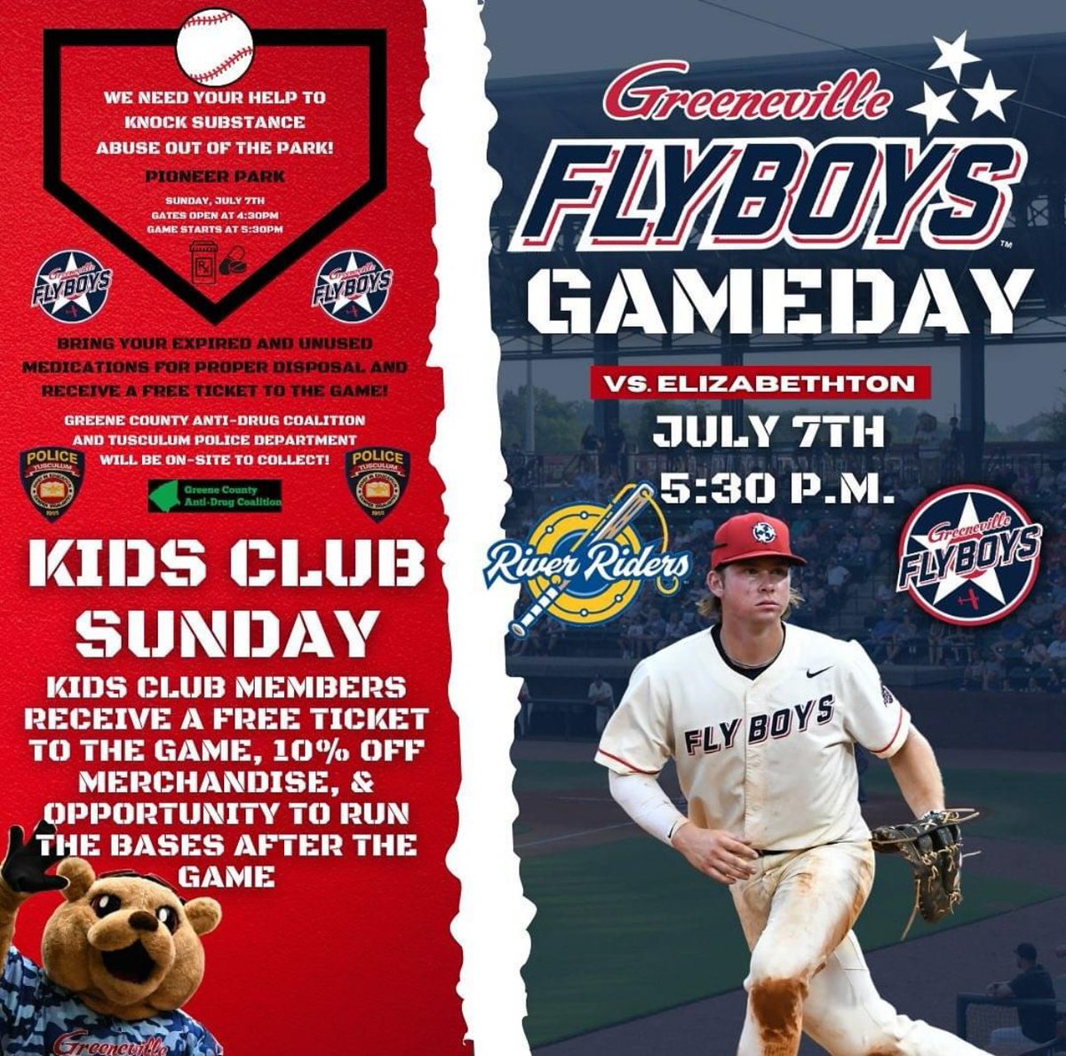 Today! Bring medication for proper disposal and receive a FREE game ticket! #gcadc