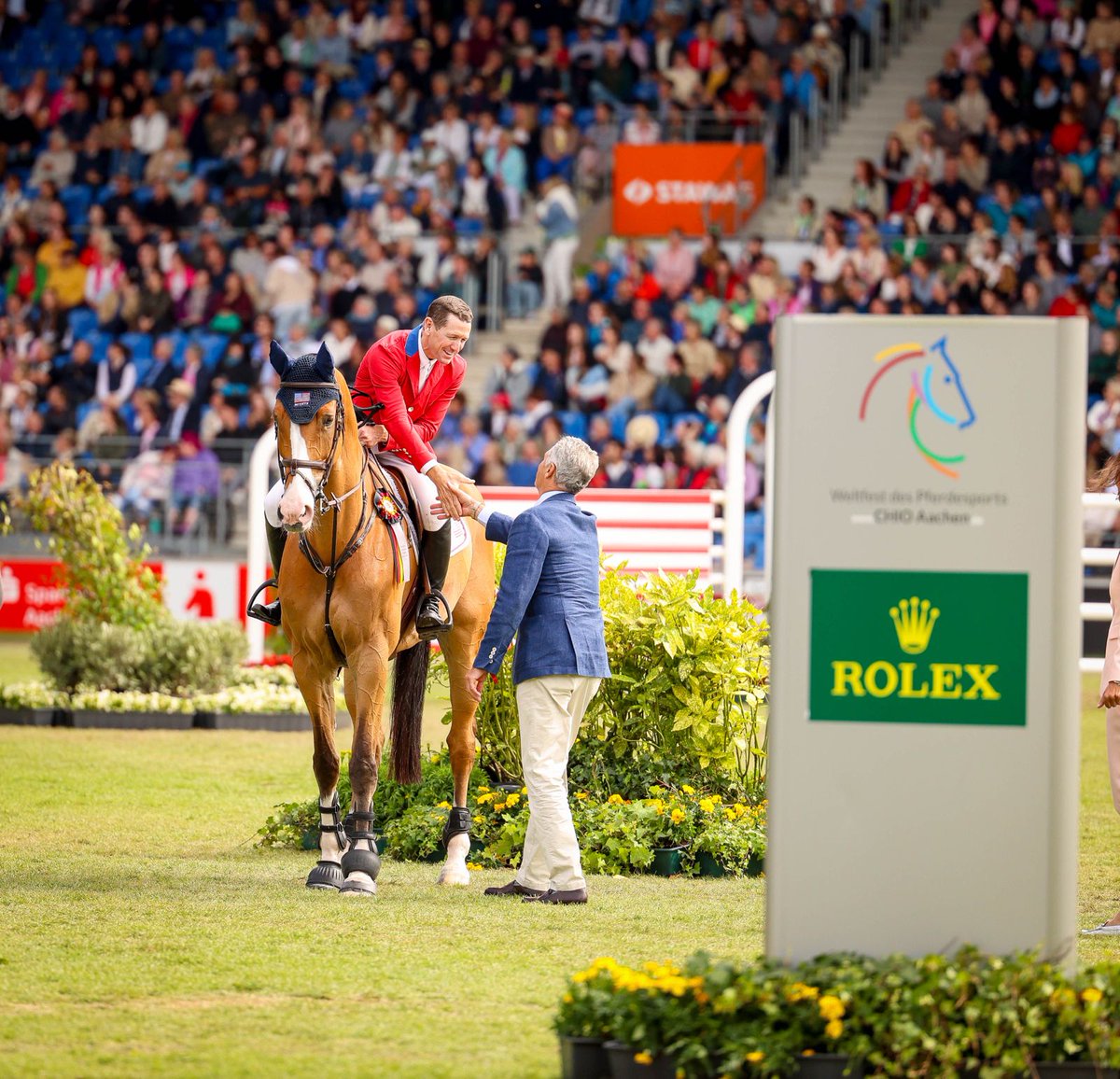 A podium finish in the Rolex Grand Prix at <a href="/CHIO_Aachen/">CHIO Aachen</a>. 😎

<a href="/ROLEX/">ROLEX</a> | #USAJumping