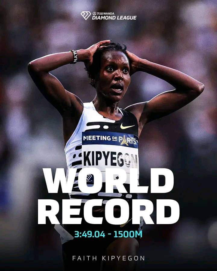 Developing News!

Faith Kipyegon has set a new world record in 1500m.

Congratulations our Goat