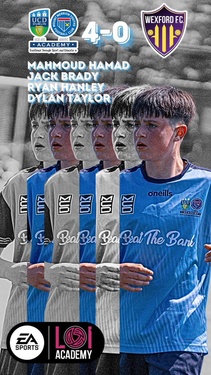 UCDMMYFCACADEMY's tweet photo. The lads put a shift in today and came away with another 3 points at home today, super final half scoring 3 goals in under 15 minutes 💙 https://t.co/Isw5YnUjB9