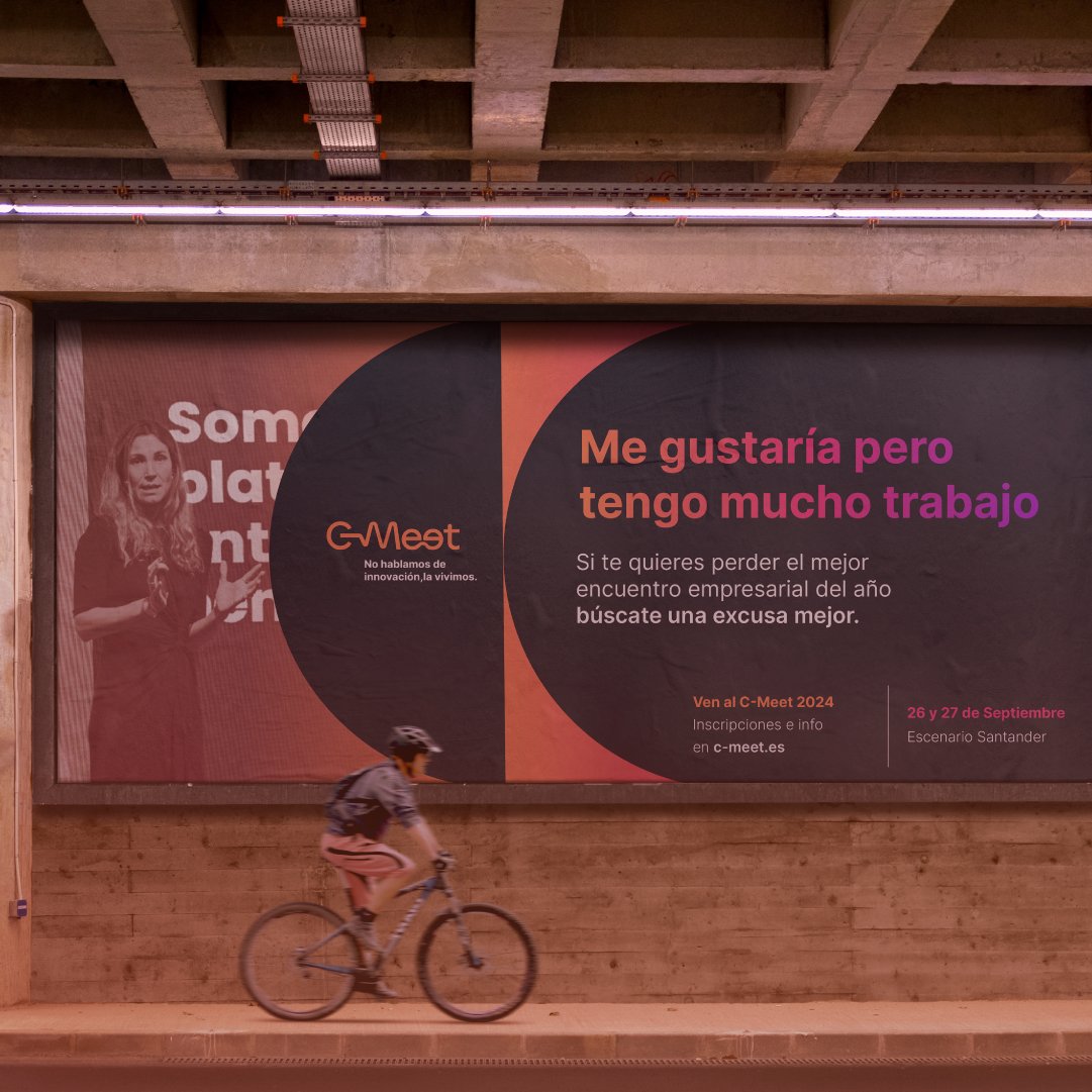 Ceoecant's tweet photo. Hace una semana que lanzamos #CMeet24 y estamos seguros de que ya hay multitud de excusas sobrevolando las conversaciones.
¿Cuál es la tuya?
💡No le des más vueltas y ven a C-Meet
🗓️ 26 /27/09
📍 Escenario Santander
📱 https://t.co/4VIwZE8y8T https://t.co/e5i1zym2BU