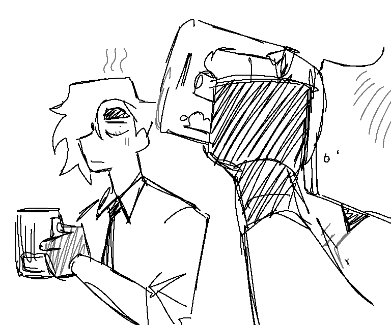 Ekrixart's tweet photo. messy drinker https://t.co/fExuPgGkUr