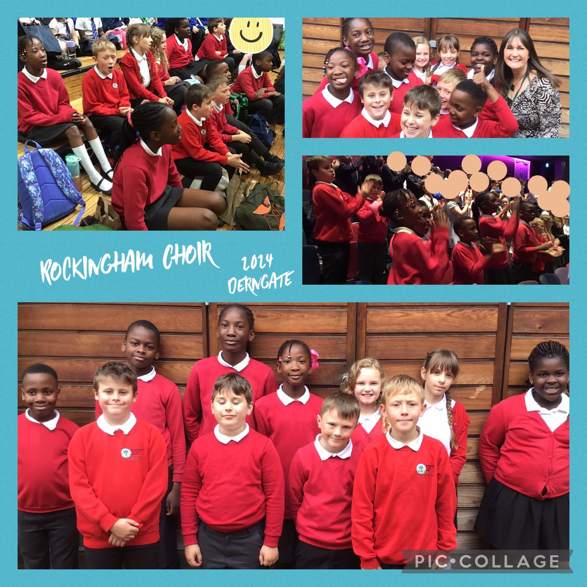 MrsYWant's tweet photo. Rockingham Choir at the DRET music festival 2024 singing with nearly 500 other children and no other than the world famous BBC Singers! https://t.co/xIHrJ7v7ZH