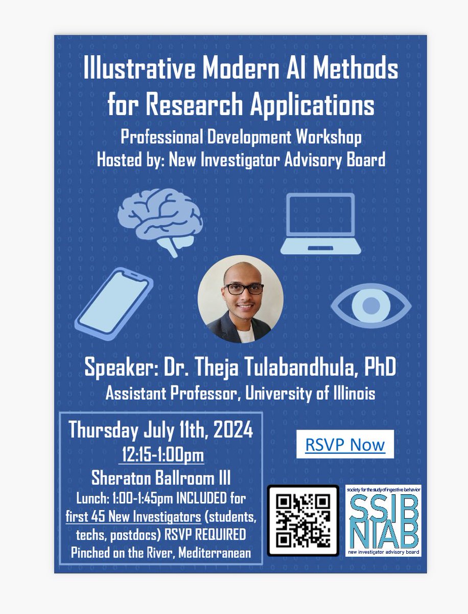 ssib_niab's tweet image. 🤖 don’t miss this exiting AI Event on Thursday 11th at lunch time, sponsored by @ssib_niab 🌼 Discover the future of technology and get to know our amazing speaker! 🪐 #AIevent #ScienceTalks #FutureofResearch