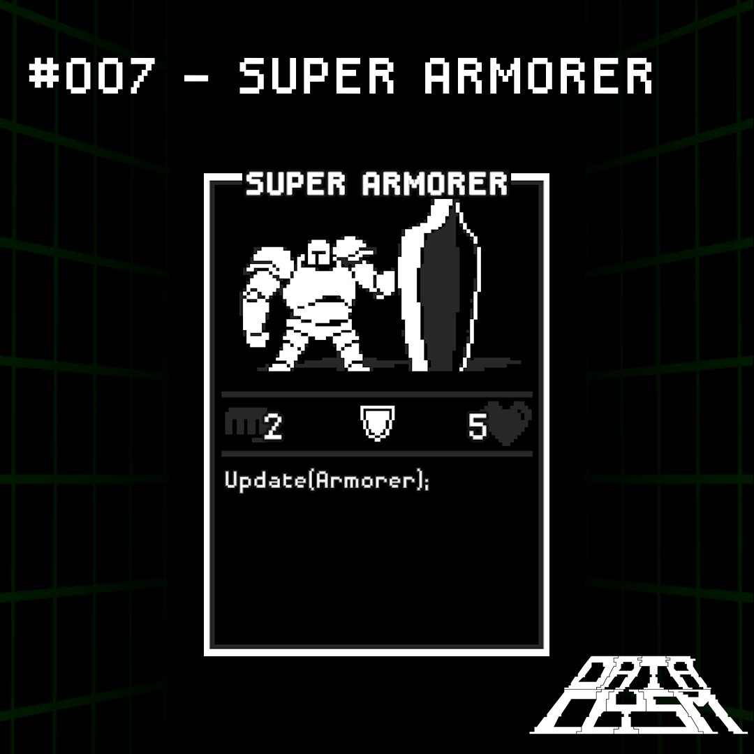 dataclysmtcg's tweet photo. Some say that the Super Armorer is a mean-spirited and cruel-hearted warrior who revels only in crushing his foes. Of course, they couldn't be more wrong, as this big lug of metal is as gentle as giants come.🛡️

Download #Dataclysm, link in bio!📲

#Indiegame https://t.co/CAoEGIvl9D